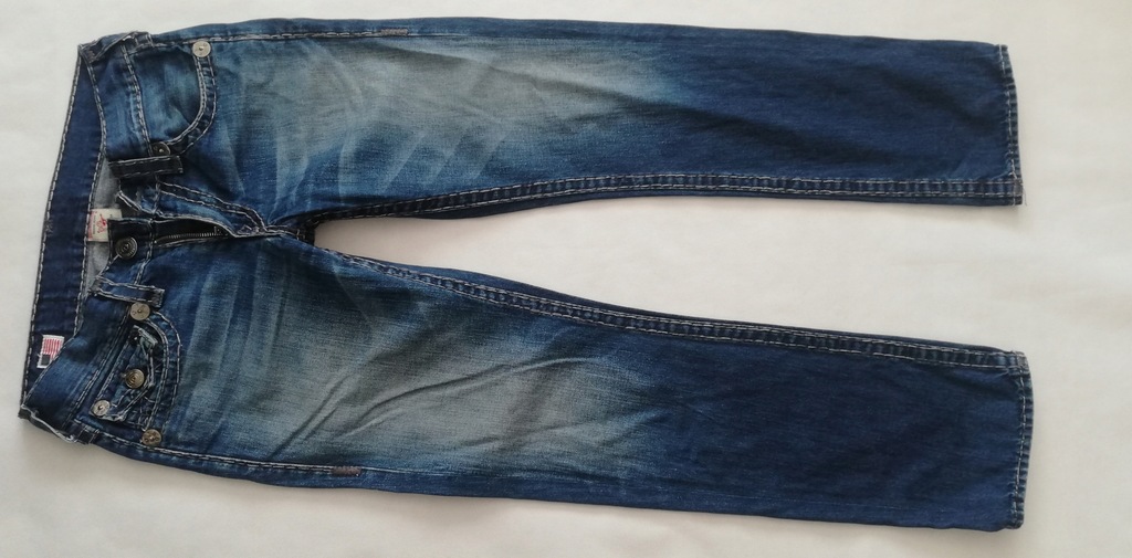 TRUE RELIGION JEANS ROZ.32 PAS 88 CM