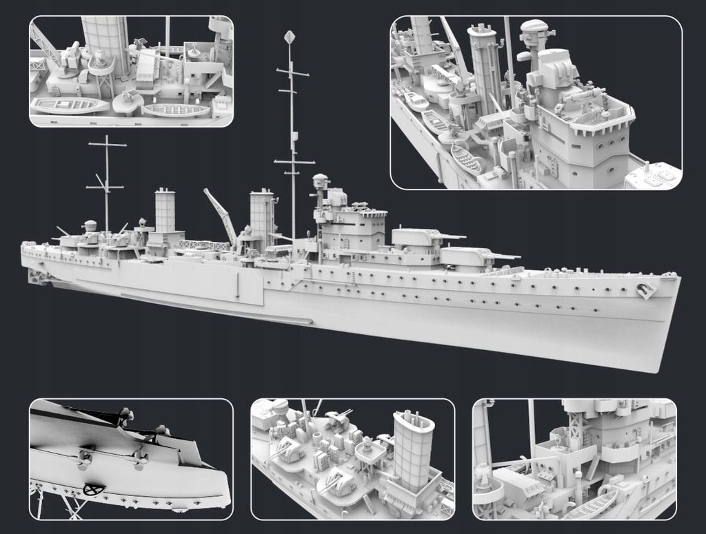 Купить FLYHAWK 1109S - 1:700 HMS Penelope 1940 - Делюкс: отзывы, фото, характеристики в интерне-магазине Aredi.ru