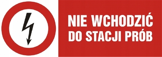 Nie wchodzić do stacji prób HD006AIPN