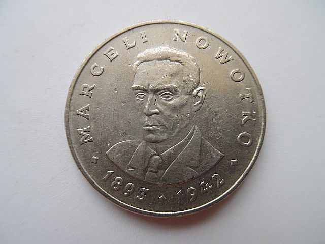 20 złotych 1974 r Marceli Nowotko