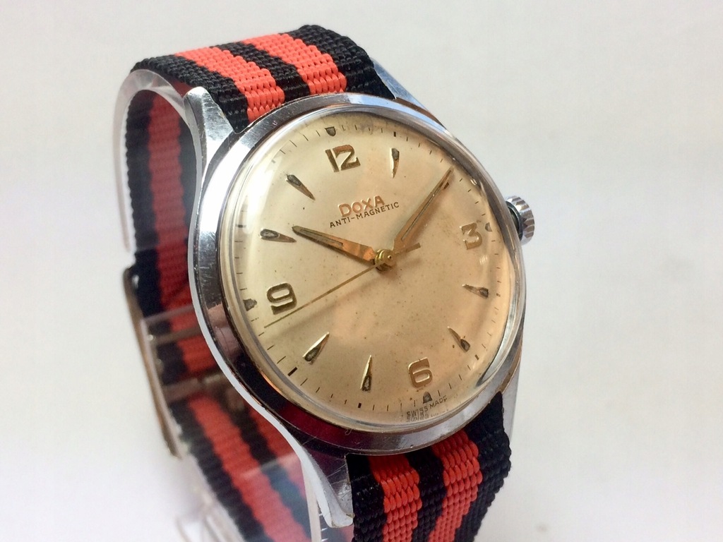 DOXA ANTI-MAGNETIC VINTAGE lata 50/60 - 35 mm !