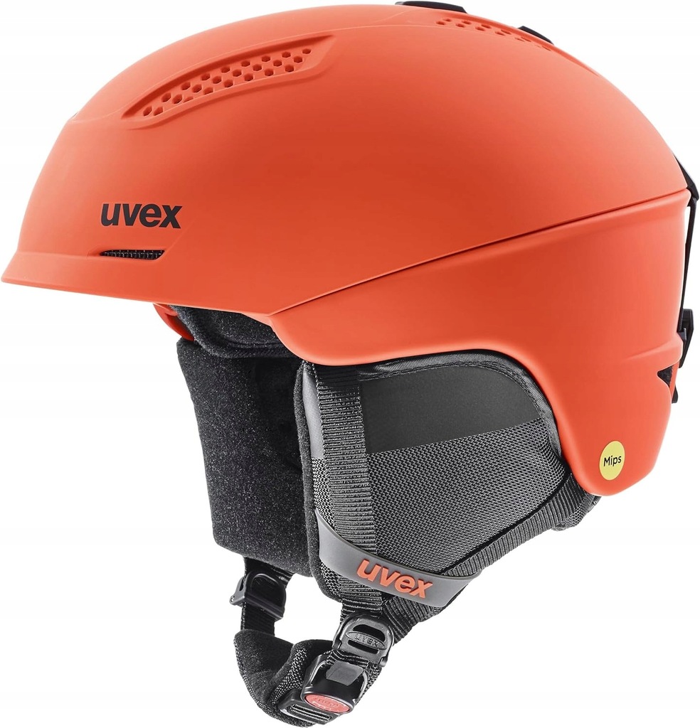 KASK NARCIARSKI SNOWBOARDOWY UVEX ULTRA MIPS 55-59CM FIERCE RED