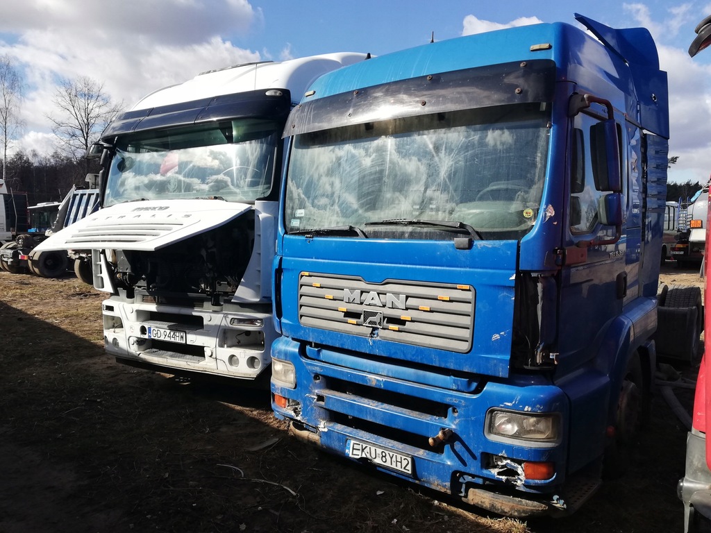 Ciągniki Siodłowe na części MAN SCANIA RENAULT itp