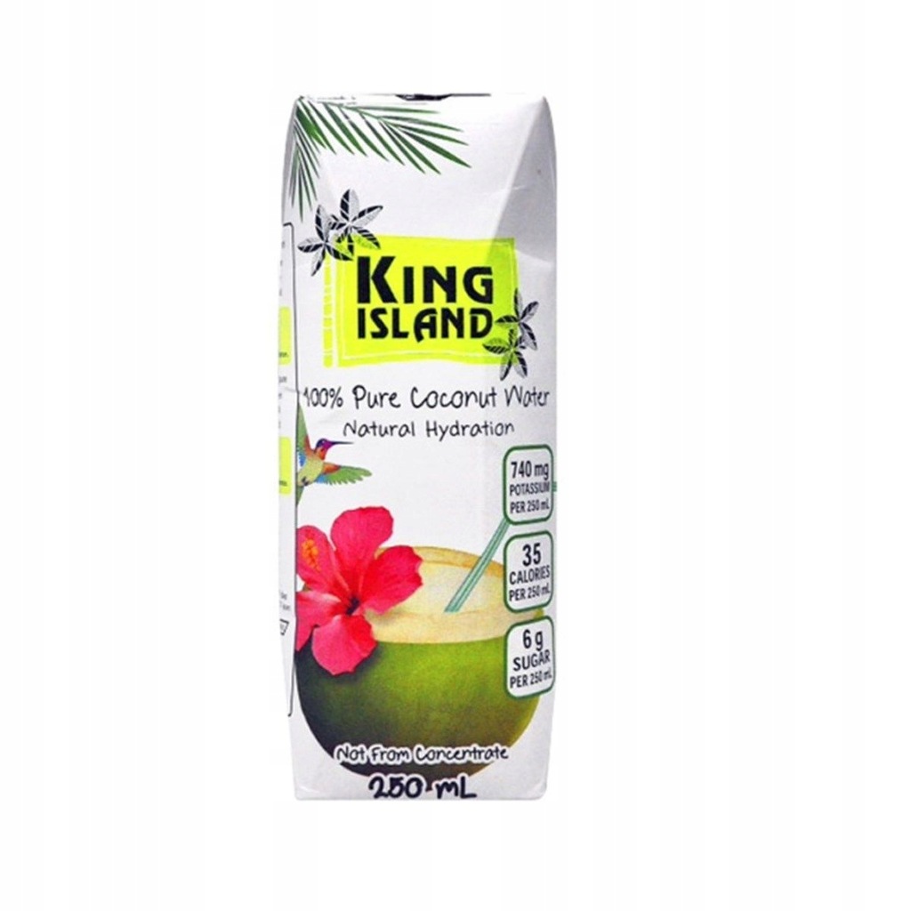 KING ISLAND COCONUT WATER 250ml woda kokosowa