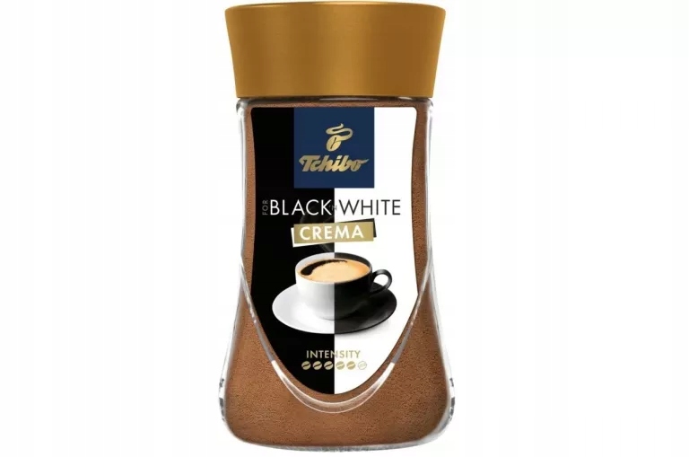 KAWA ROZPUSZCZALNA TCHIBO BLACK N WHITE CREMA 180G