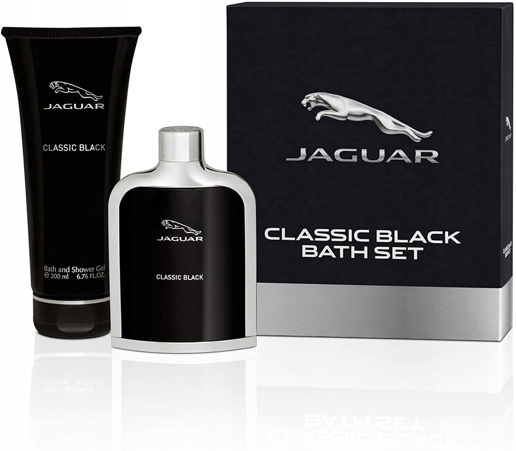 Zestaw Jaguar Classic Black 100 ml EDT+200 ml żel