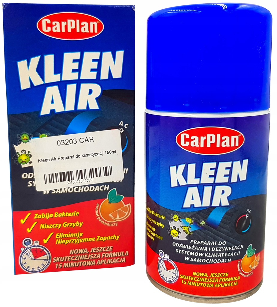 CARPLAN PREPARAT DO CZYSZCZENIA KLIMATYZACJI 150ML