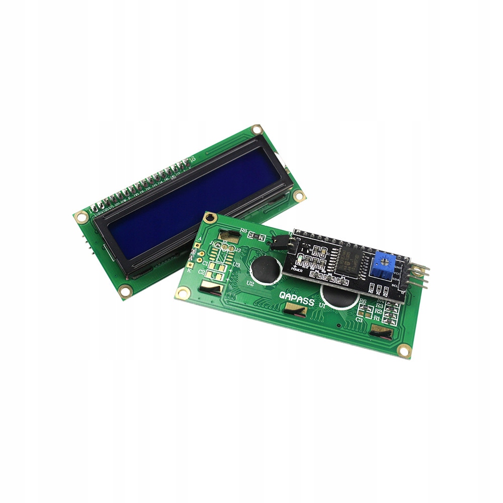 WYŚWIETLACZ LCD 1602 2X16 ARDUINO + KONWERTER II2C