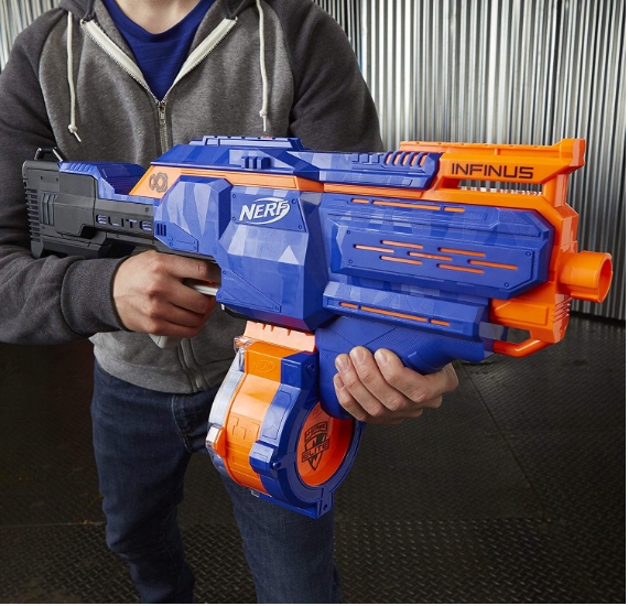 Купить АВТОМАТИЧЕСКАЯ ВИНТОВКА NERF N-STRIKE ELITE INFINUS E0438: отзывы, фото, характеристики в интерне-магазине Aredi.ru