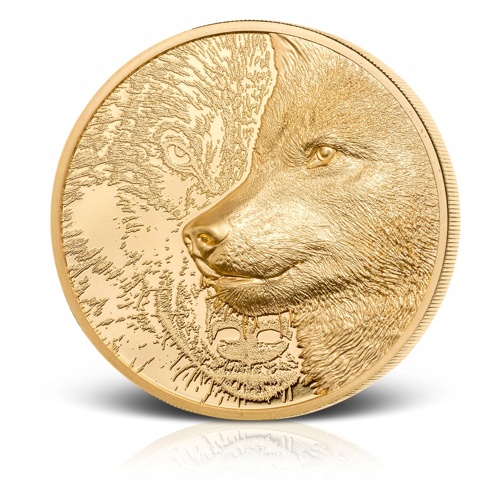 Mistyczny Wilk - złota moneta 1 uncja - 2021