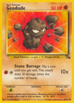 Pokemon Geodude Fossil Oficjalne Archiwum Allegro