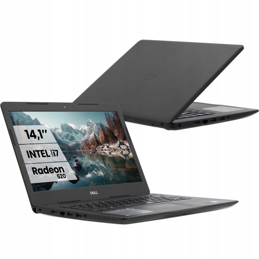 TANI POLEASINGOWY LAPTOP DO GIER GRY STREAMINGU DELL VOSTRO 3480 RADEON SSD