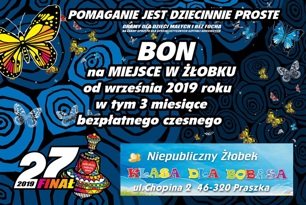 Bon na miejsce w żłobku KLASA DLA BOBASA
