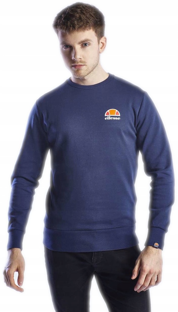 ELLESSE ANGUILLA SWEATSHIRT NAVY (M) Męskie Bluza