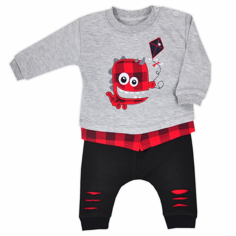 MONSTER polski komplet 100% BAWEŁNA unisex... r.62