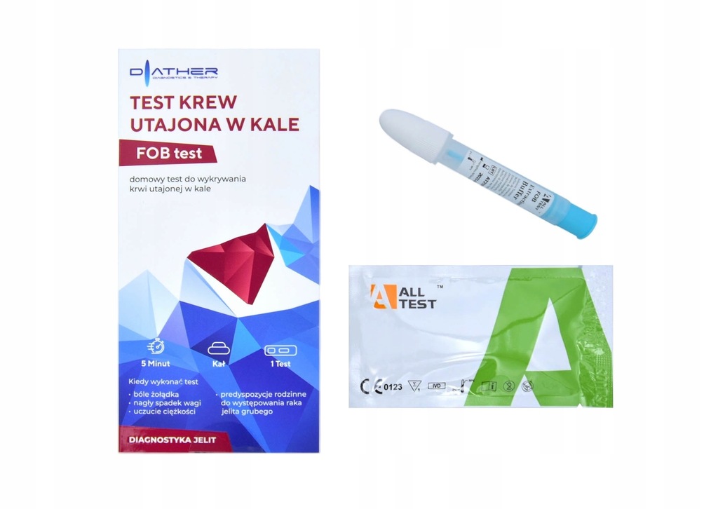 DOMOWY TEST DO WYKRYWANIA KRWI UTAJONEJ W KALE 12178603241