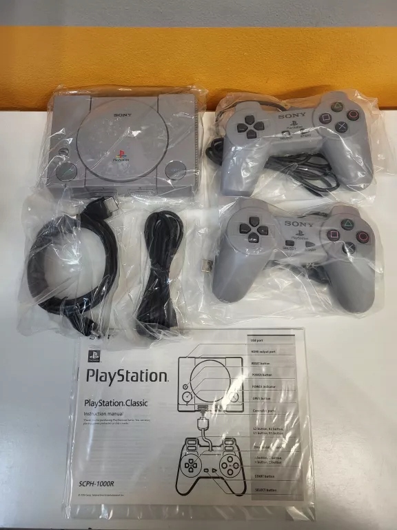 KONSOLA SONY PLAYSTATION MINI CLASSIC 20 GIER +PAD +HDMI SONY SCPH-1000R