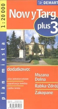 Zakopane, Nowy Targ. Plan miasta 1:20 000 i 1:20 000. Praca zbiorowa