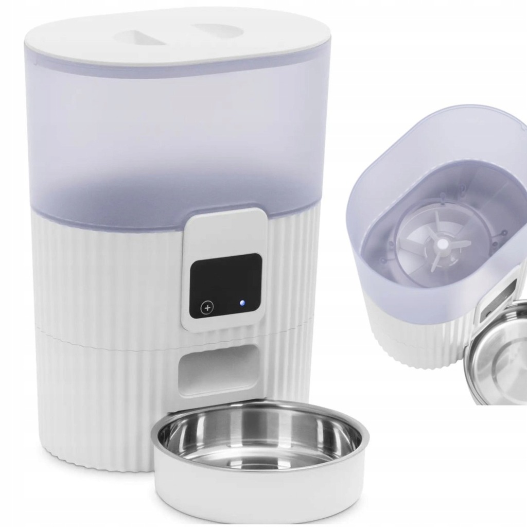 Automatyczny dozownik karmy dla psa kota sterowany aplikacją LED 3.5 l