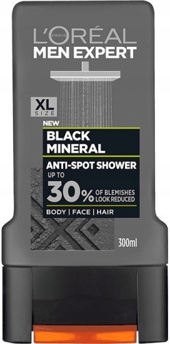 Loreal Men Expert żel pod prysznic Black Mineral 3