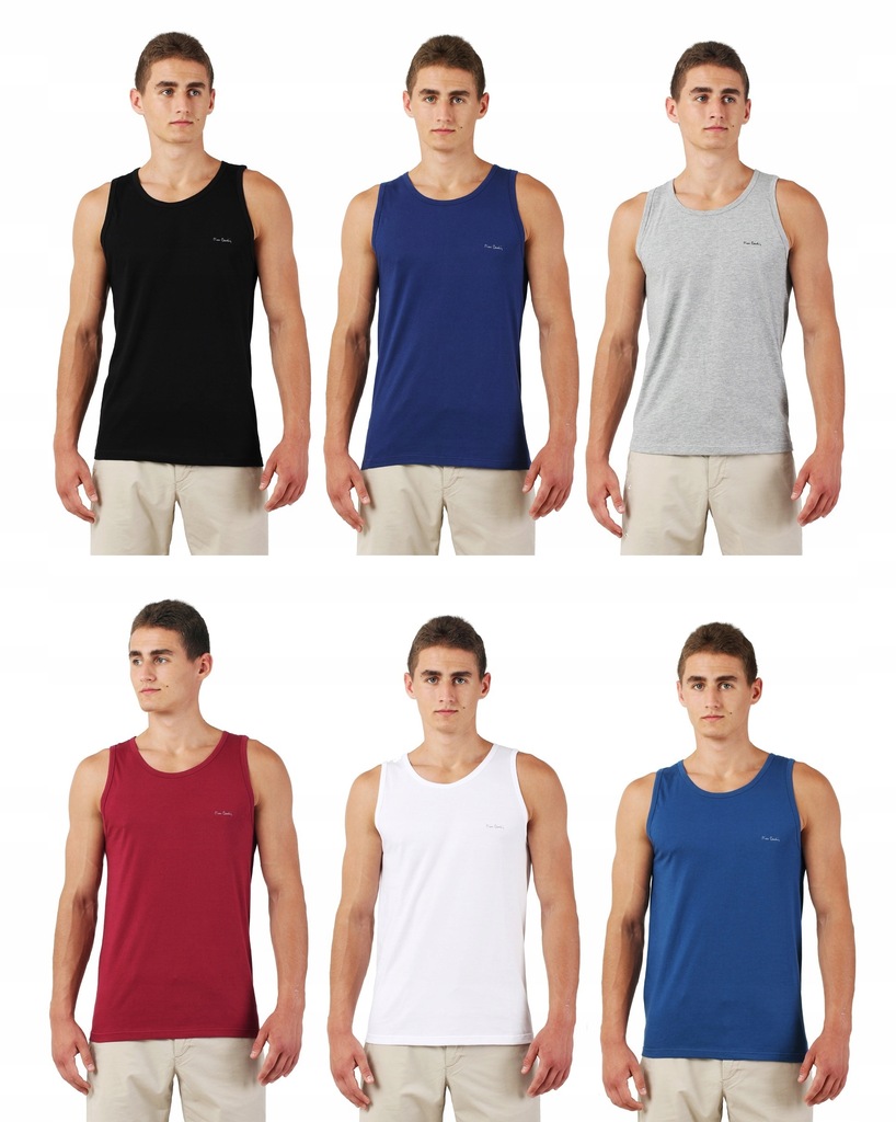 Tank-Top Podkoszulek Pierre Cardin 6pak Mix12 L