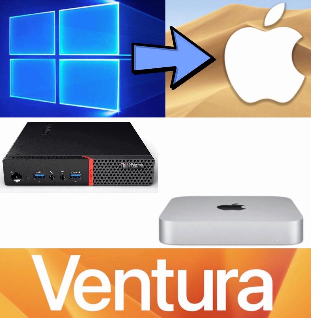 MacOS Ventura dla Lenovo M700 Tiny hackintosh