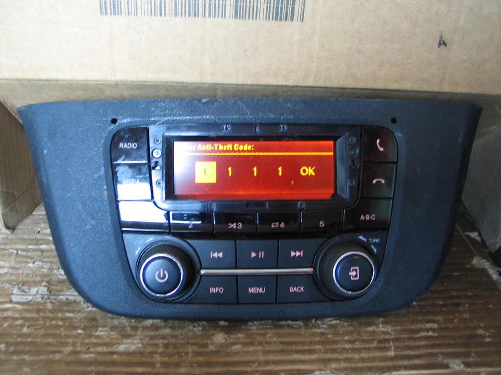 radio delphi iveco daily 14 BT/DAB bluetooth 11183513995 oficjalne