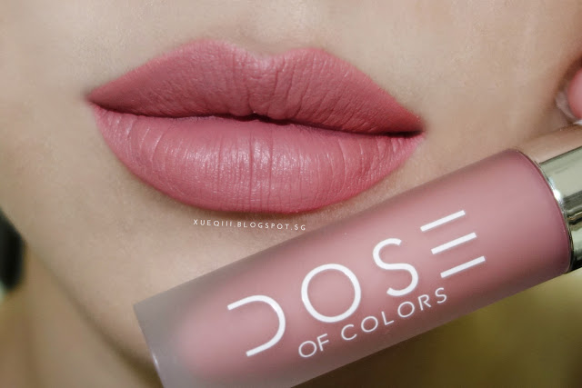 DOSE OF COLORS pomadka nyx soft matte BARE WITH ME