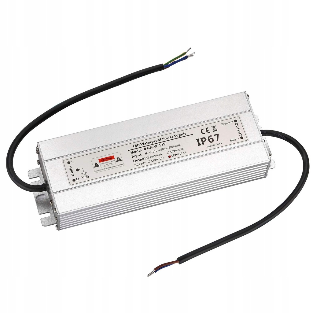 CPROSP Transformator LED 12V 150W 12,5A IP67