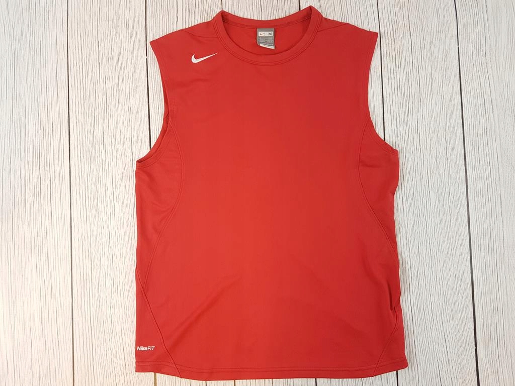3370 NIKE czerwona sportowa koszulka M