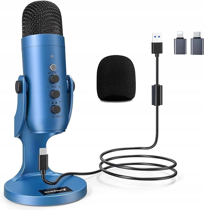 Profesjonalny mikrofon USB pojemnościowy Zealsound No223