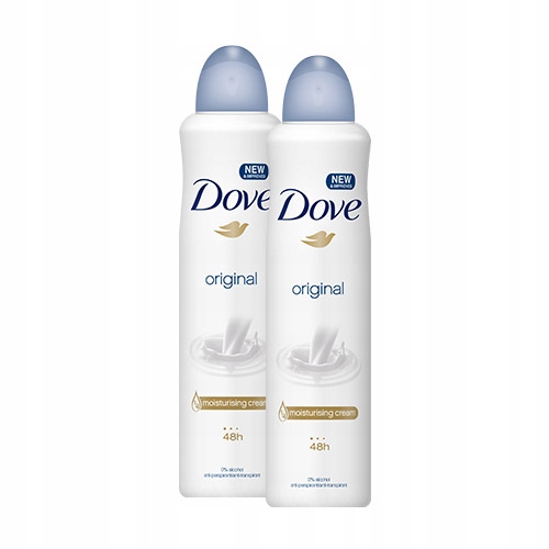 Dove Original Antyperspirant spray 2 x 250 ml