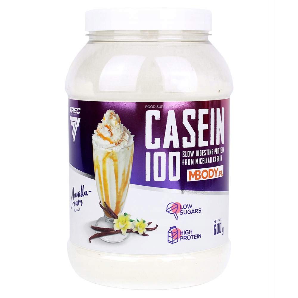 TREC NUTRITION CASEIN 100 BIAŁKO NA NOC 600G