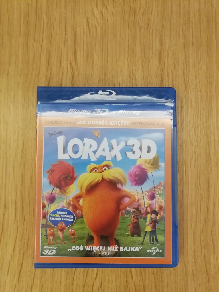 Film Blu-Ray Lorax 2D 3D - igła