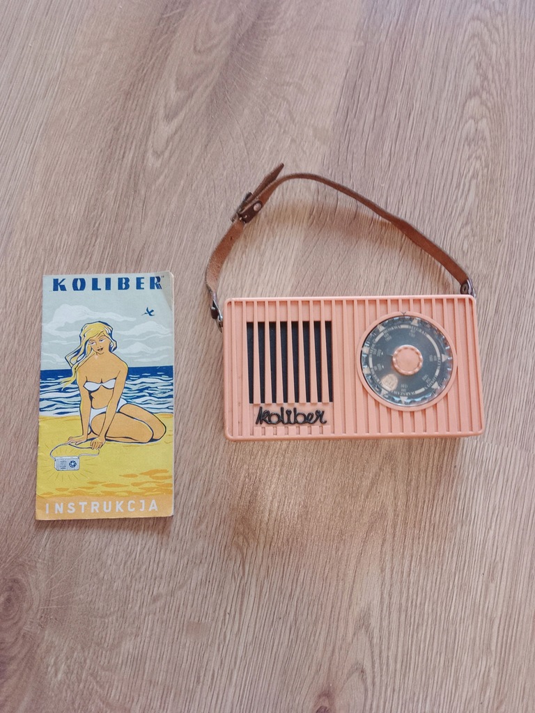 Radio Koliber MOT 59-1 z instrukcją 1962 rok