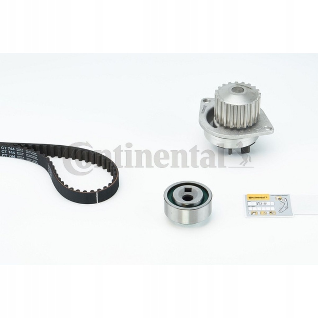 ZESTAW ROZRZADU 306 1.6 93-00 /+POMPA Continental CT744WP1 Pompa wodna +