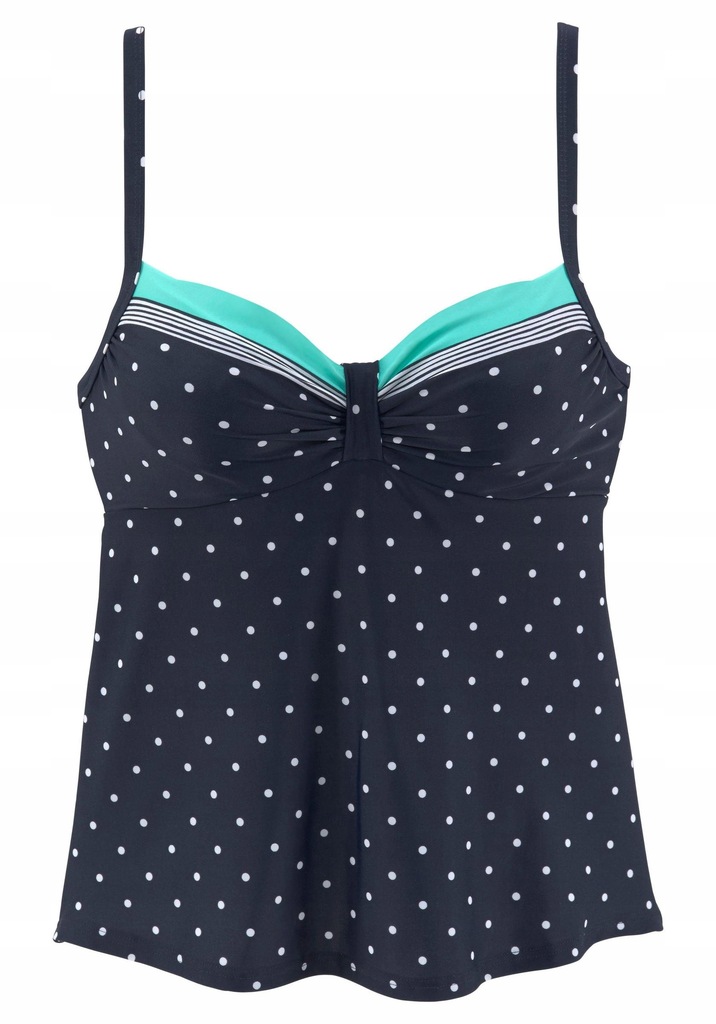 OTTO TOP OD TANKINI W GROSZKI Z FISZBINAMI 42B 13808692559 oficjalne archiwum Allegro