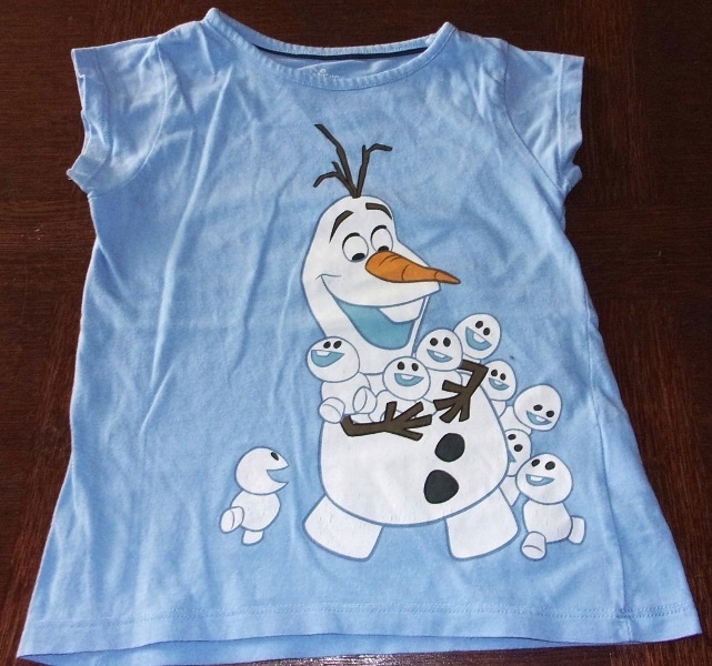 Bluzka T-shirt OLAF Kraina Lodu Disney 98-104