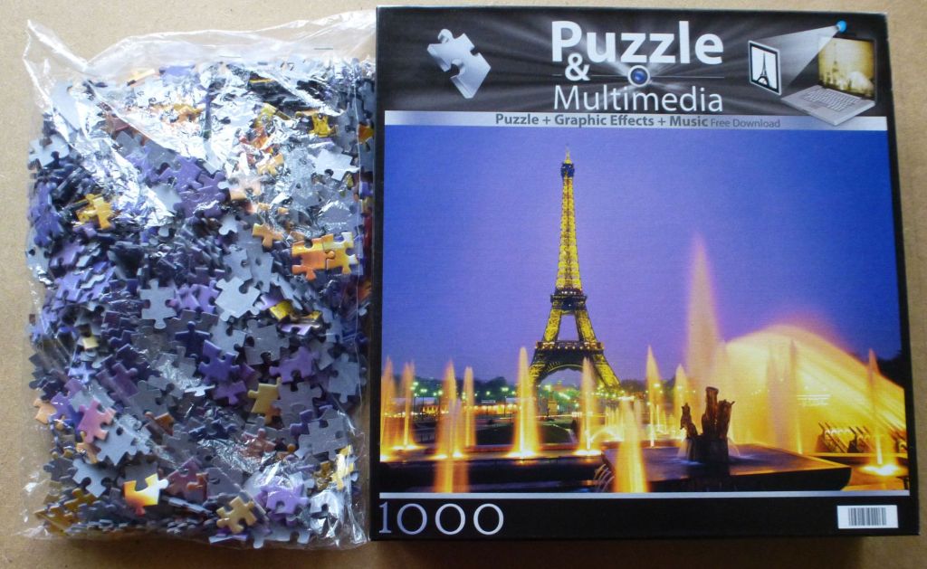 Puzzle 1000 elementów Paryż Wieża Eiffla