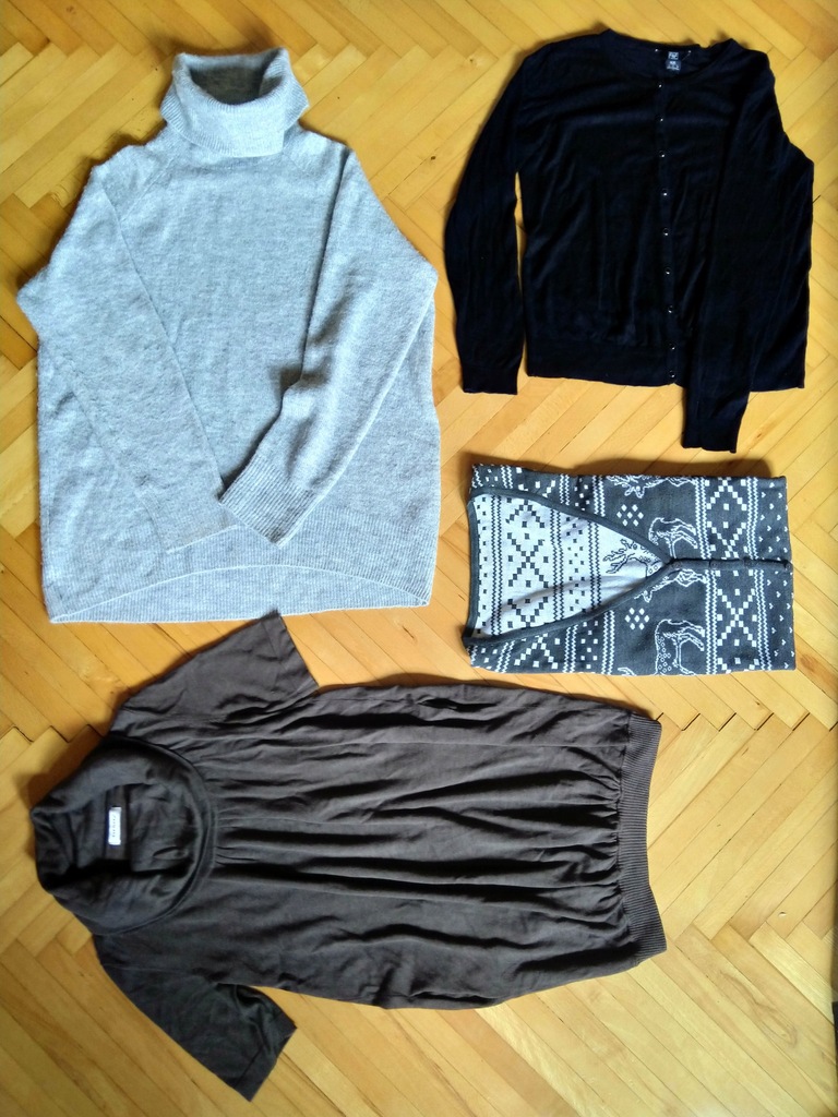 SWETER x3 - PACZKA UBRAŃ - M - H&M/ORSAY