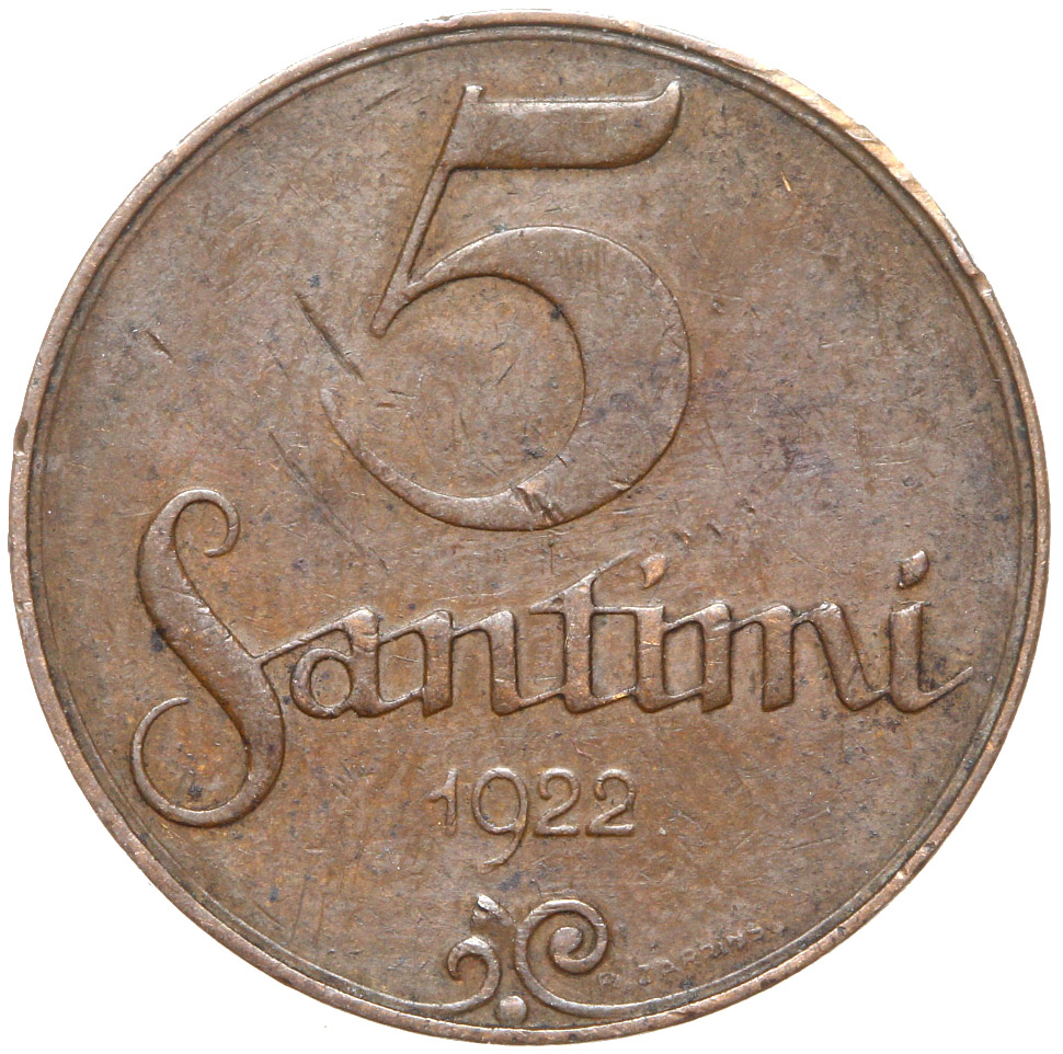 Купить + Латвия - 5 сантимов 1922 года - РЕДКОСТЬ!: отзывы, фото, характеристики в интерне-магазине Aredi.ru