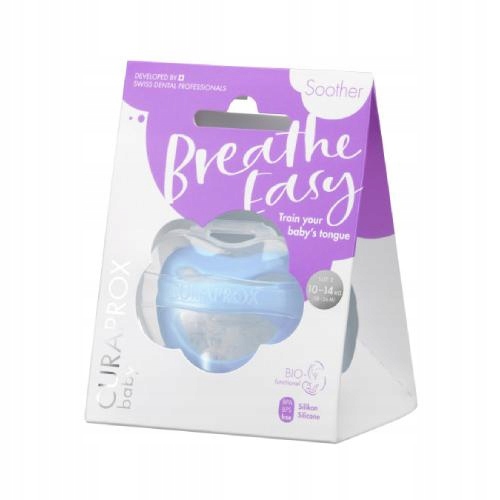 CURAPROX BABY Breathe Easy Smoczek niebieski 18m+