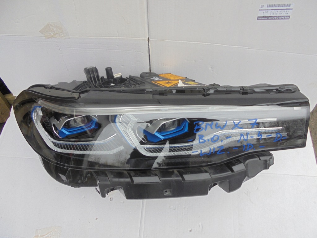 BMW X7 F07 LASER LED REFLEKTOR PRAWY LAMPA 9481802 A89481802-10LL SLASK