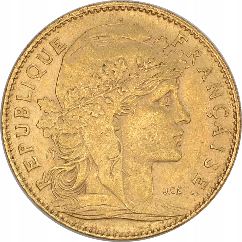 19.FRANCJA, 10 FRANKÓW 1906
