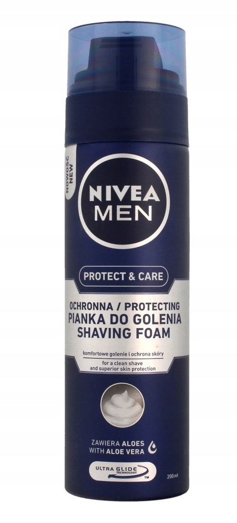 PIANKA DO GOLENIA NIVEA MEN OCHRONNA 200 ml