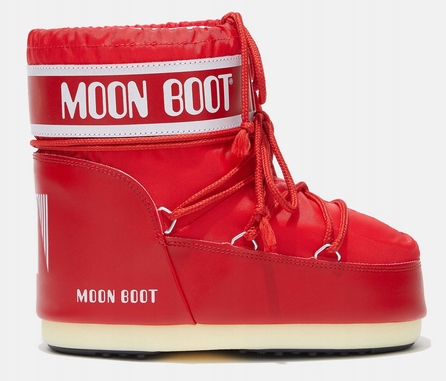 Ciepłe Śniegowce Moon Boot Icon Nylon Low Red r. 36/38