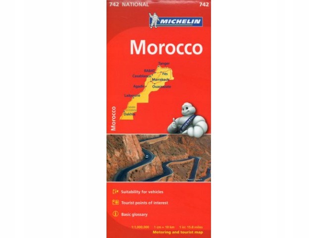 Mapa Morocco 1:1 000 000 Odb W-Wa