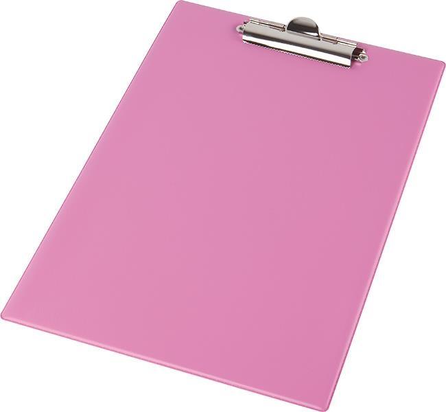 Deska A4 Focus pastel różowy +ZAKŁADKA