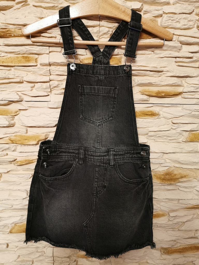 *SUKIENKA *OGRODNICZKA JEANSOWA 10-11 L 146 CM