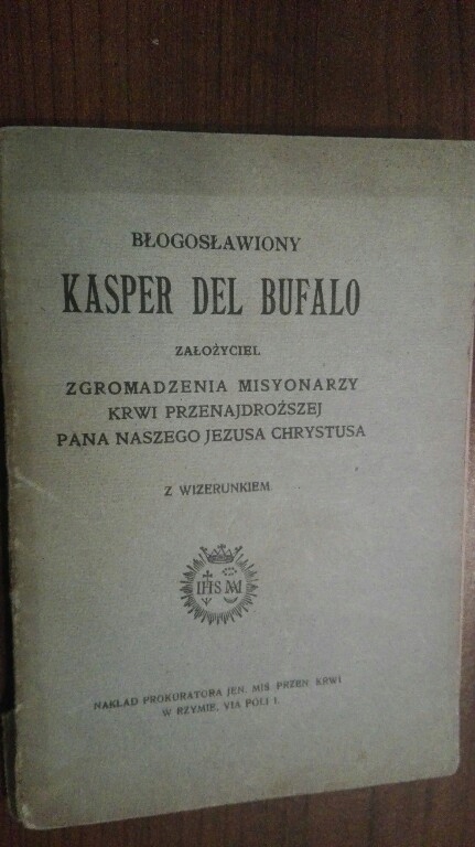 Błogosławiony Kasper Del Bufalo 1909